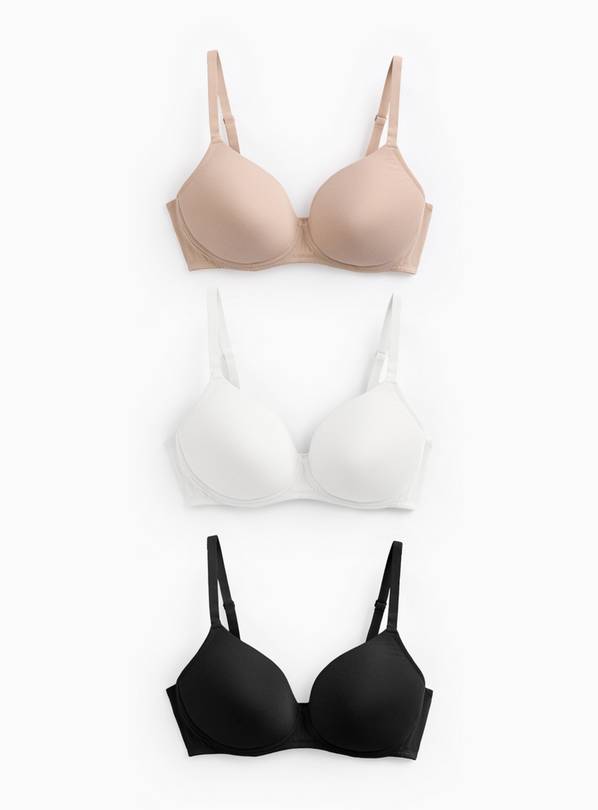 Mono & Nude Full Cup Bra 3 Pack 42B